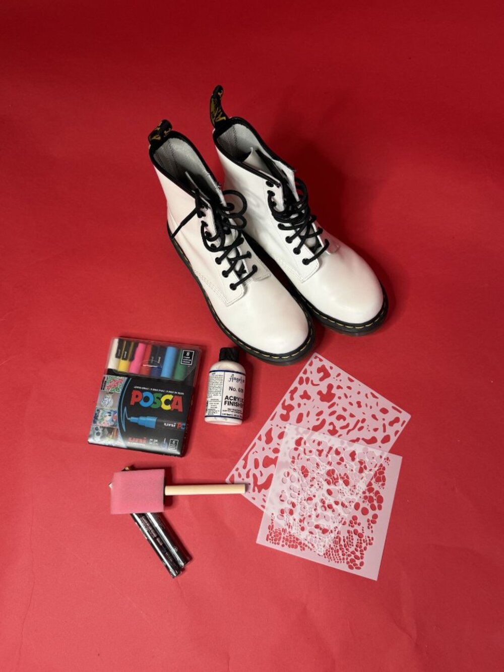 DIY Dr. Martens Custom Kit – Upcycle Your Boots into Wearable Art 🎨